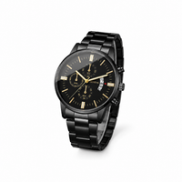 Luxury Stainless Steel Men Calendar Quartz Watch Fashion Mens Business Watches for Man Clock Reloj Hombre
