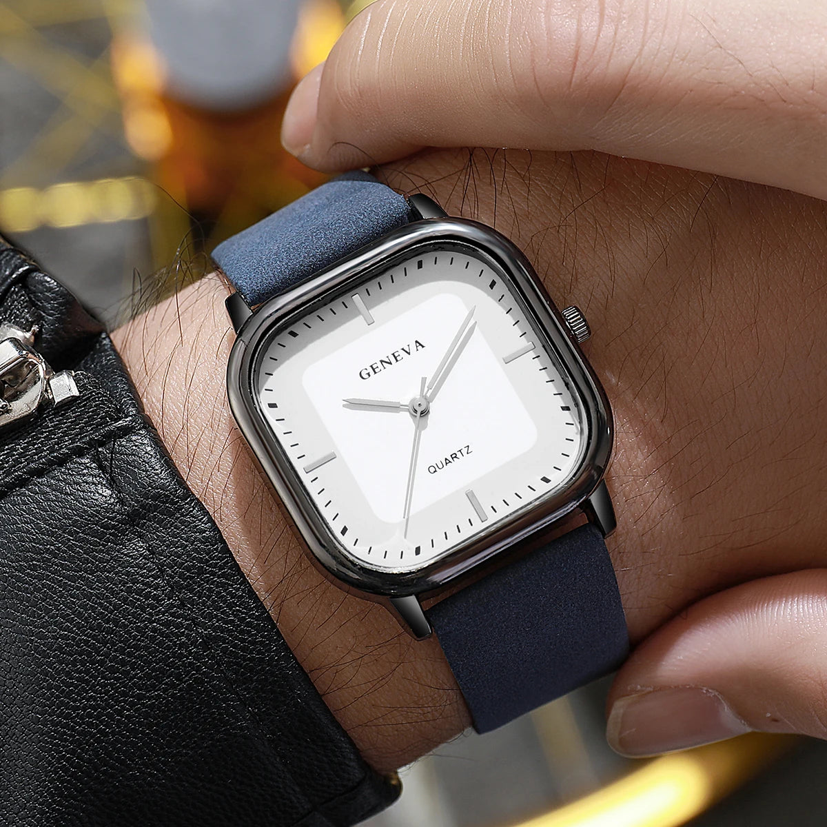 Oxford Leather Timepiece