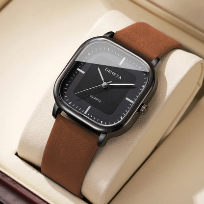 Oxford Leather Timepiece