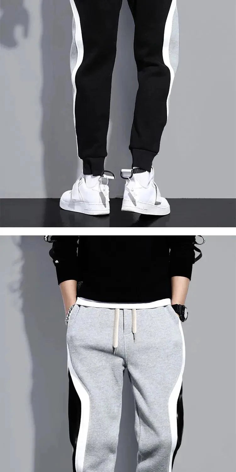 UrbanFlex Contrast Joggers – Men's Slim Fit Sports & Casual Sweatpants