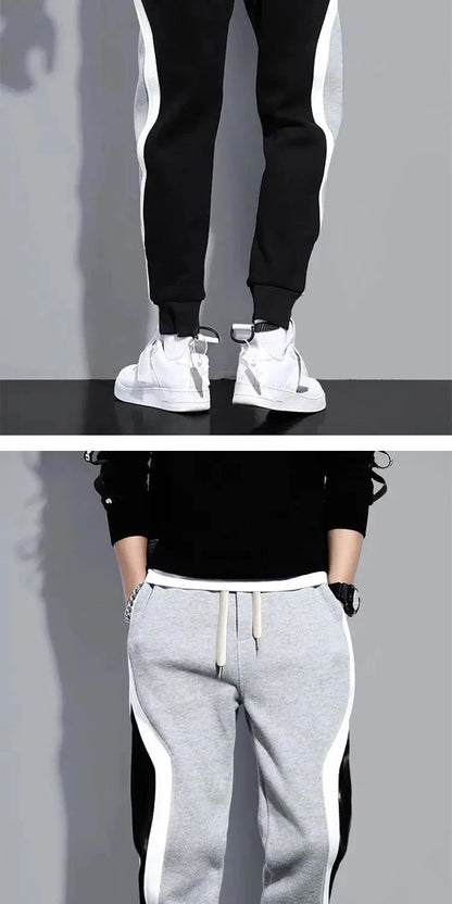 UrbanFlex Contrast Joggers – Men's Slim Fit Sports & Casual Sweatpants