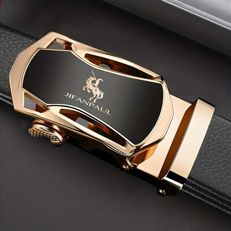 Men's Luxury Ratchet Leather Belt