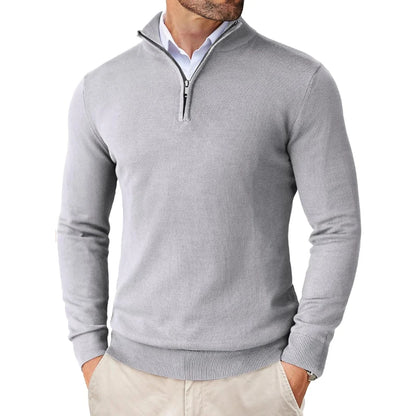 Signature Zip Sweater