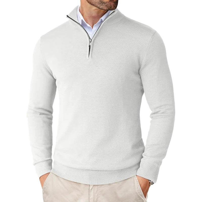 Signature Zip Sweater