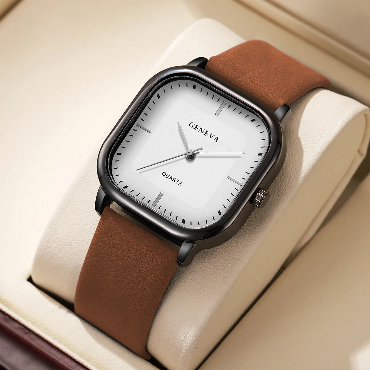 Oxford Leather Timepiece