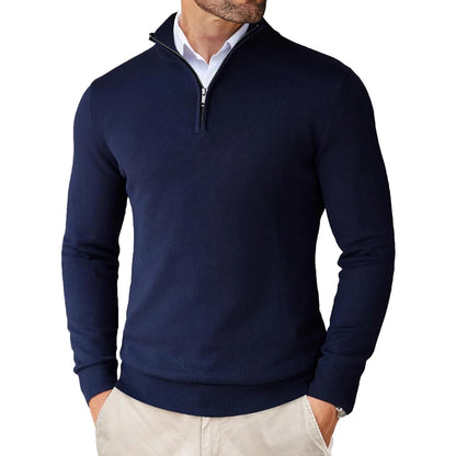 Signature Zip Sweater