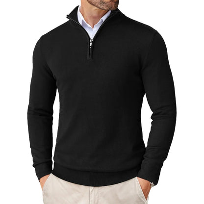Signature Zip Sweater