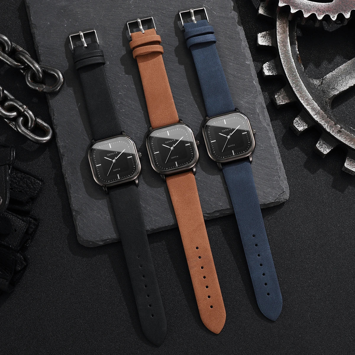 Oxford Leather Timepiece